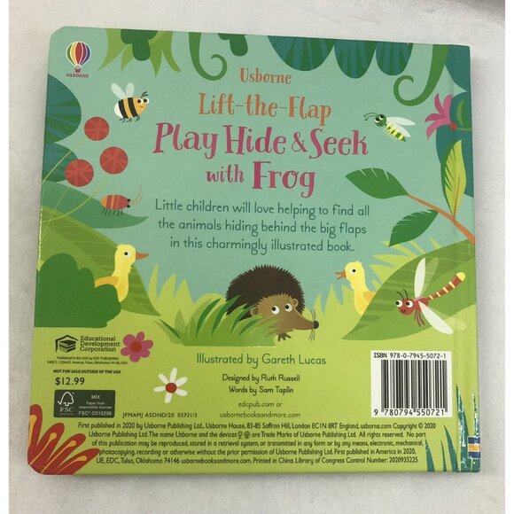 Usborne Lift the Flap Play Hide And Seek With Frog - Picture 2 of 4